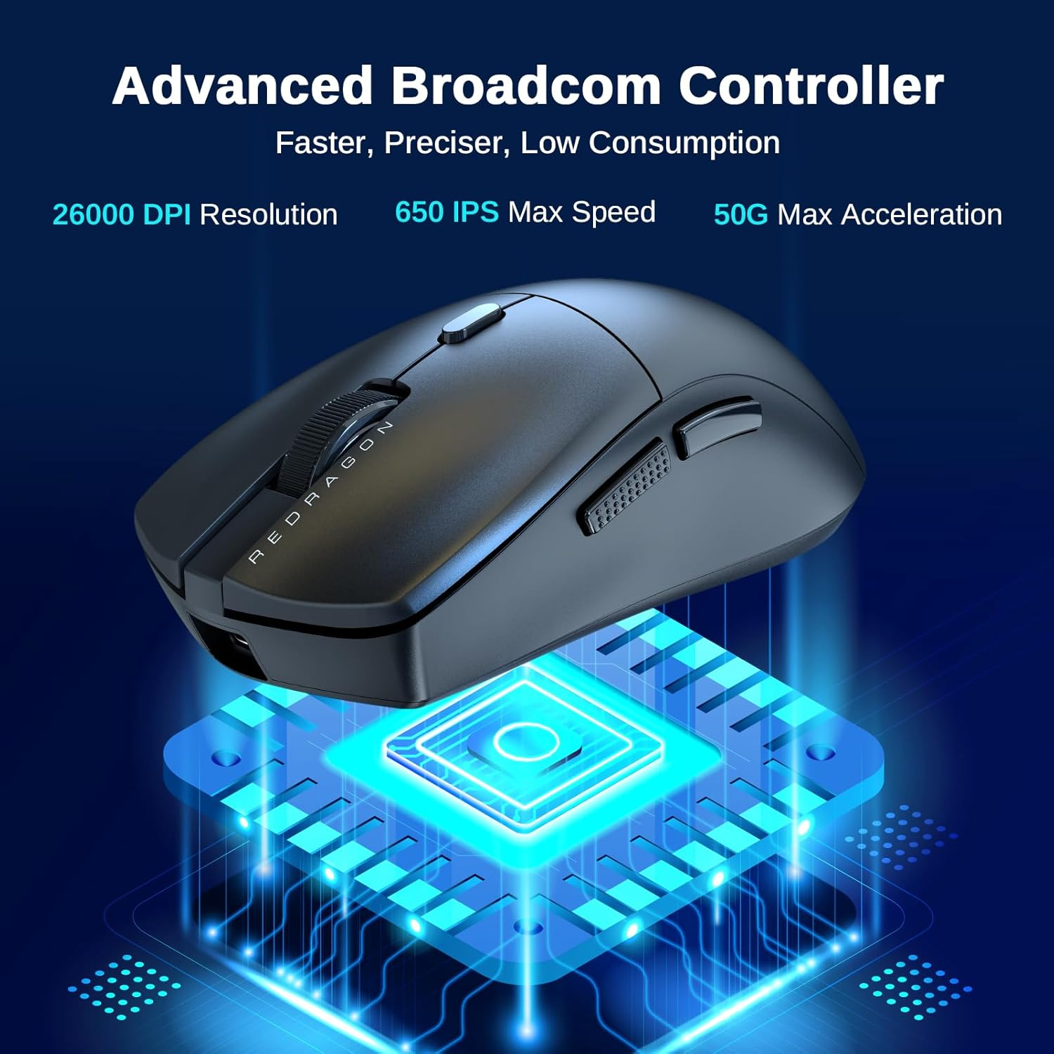 Redragon NEVA PRO Wireless & BT Gaming Mouse Redragon NEVA PRO Wireless & BT Gaming Mouse